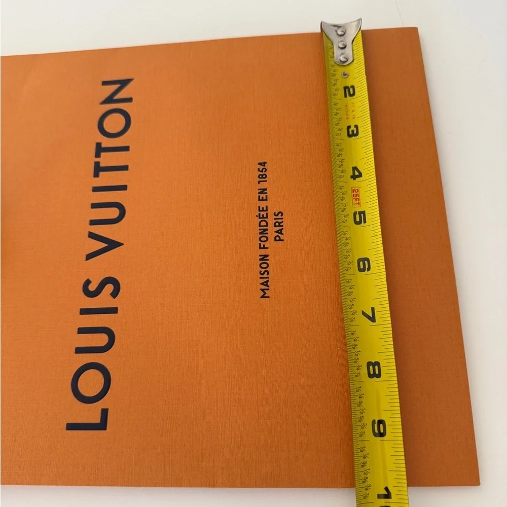 LOUIS VUITTON Paper Bag Authentic Empty Gift Bag 14"x10"x4.5" New - Picture 3 of 5